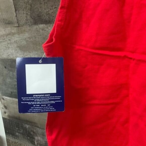 Champion mens red muscle shirt tank top size L large NEW NWT - Picture 5 of 10